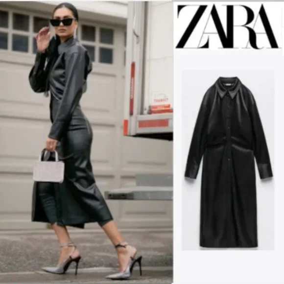 green emerald velvet dress ZARA